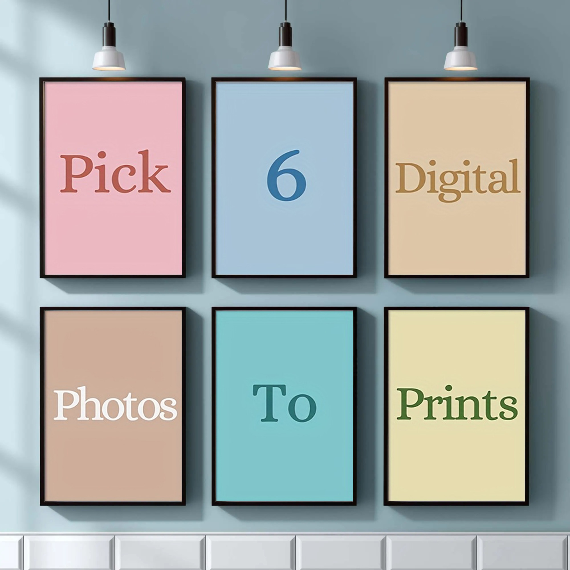 Baby Nursery Decor Boy - 4/5/6pcs Custom Canvas Printing Personalized Photo