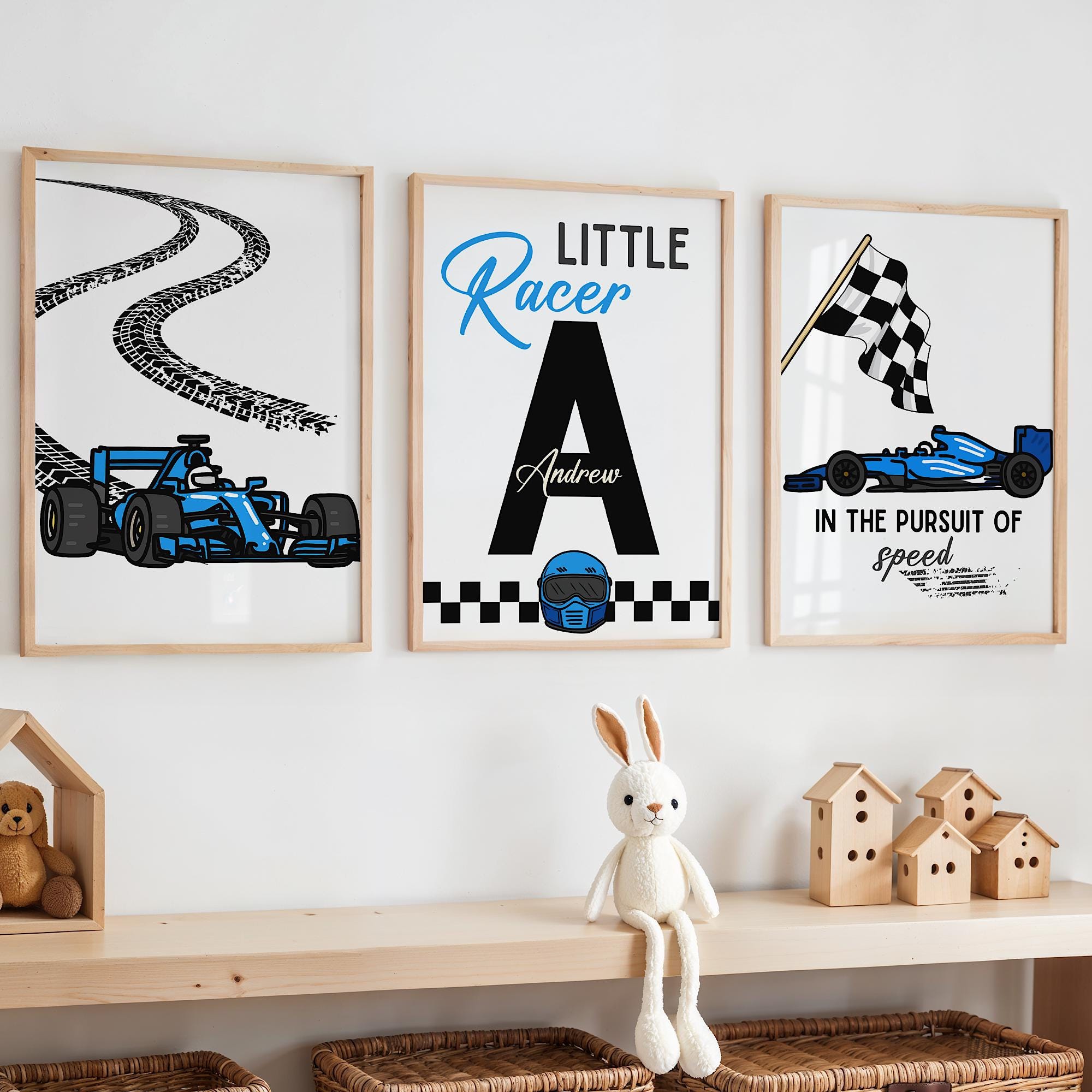 Custom Name Racing Car Nursery - đánh giá và giá Baby Nursery Decor Boy