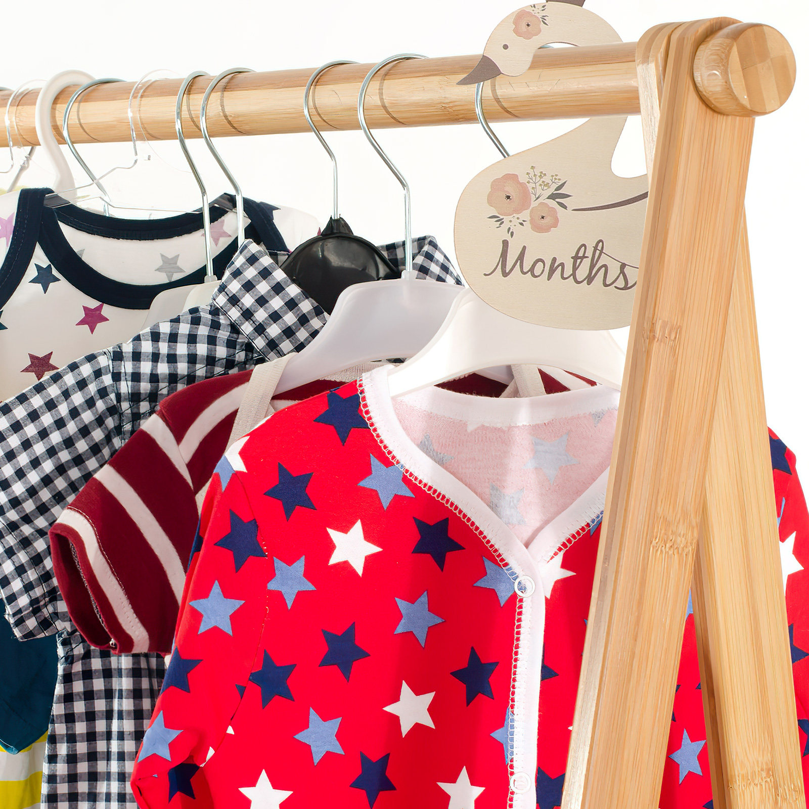 7Pcs Swan Baby Clothes Size Di - đánh giá và giá Closet Organizer Baby