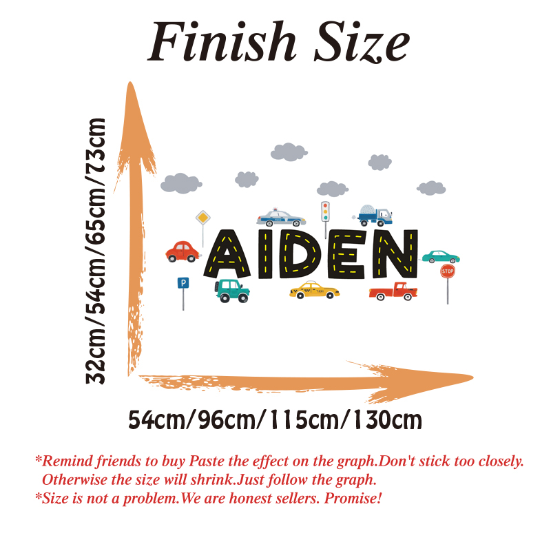 Custom Name Construction Vehic - đánh giá và giá Baby Nursery Wall Mural