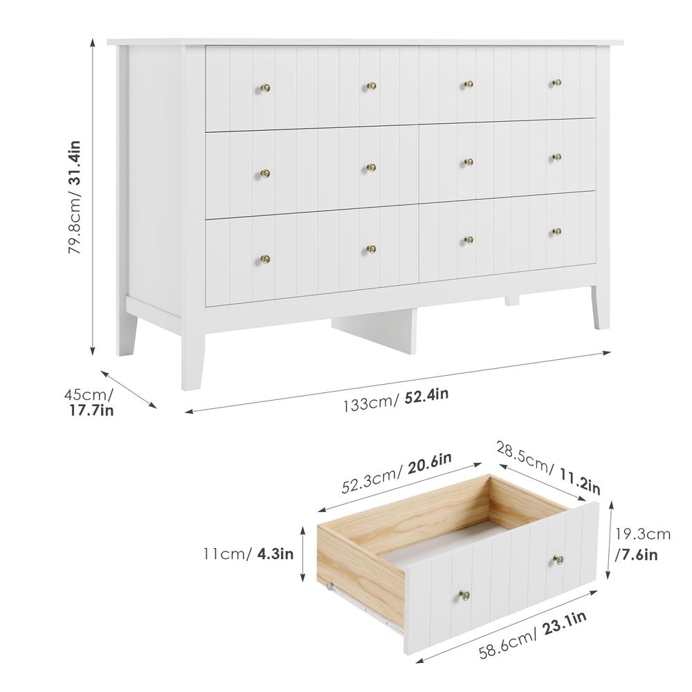 White Dresser, Chest of Drawer - đánh giá và giá Baby Nursery Chest Of Drawers