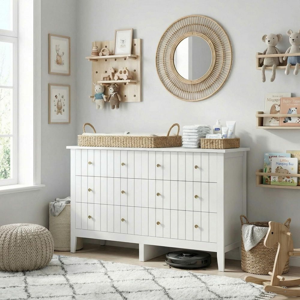 White Dresser, Chest of Drawer - đánh giá và giá Baby Nursery Chest Of Drawers