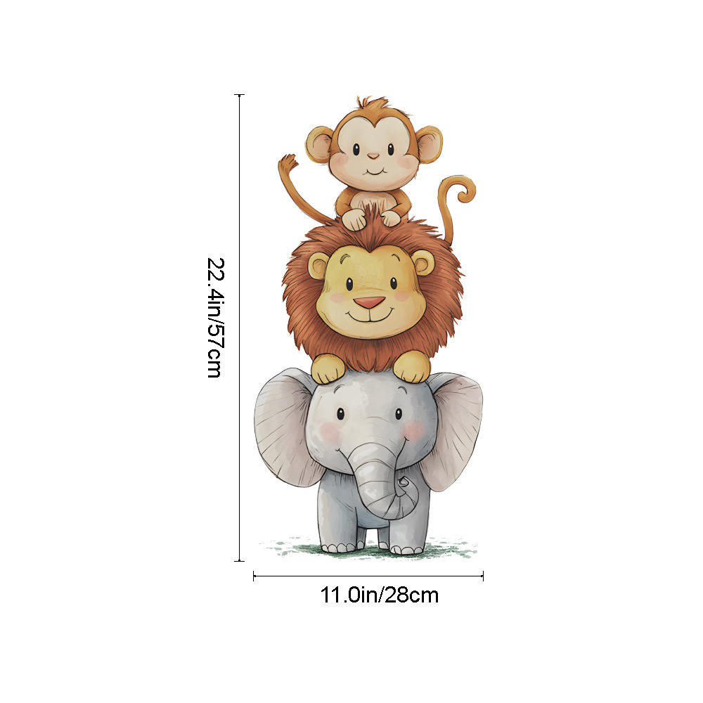 Cute Forest Animals Wall Stick - đánh giá và giá Baby Nursery Ornaments