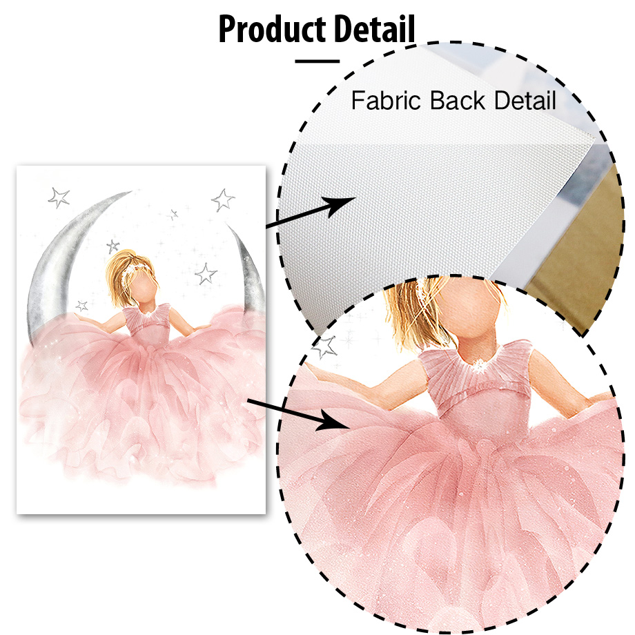 Pink Angel Girl Sun Moon Cloud - đánh giá và giá Baby Nursery Ornaments