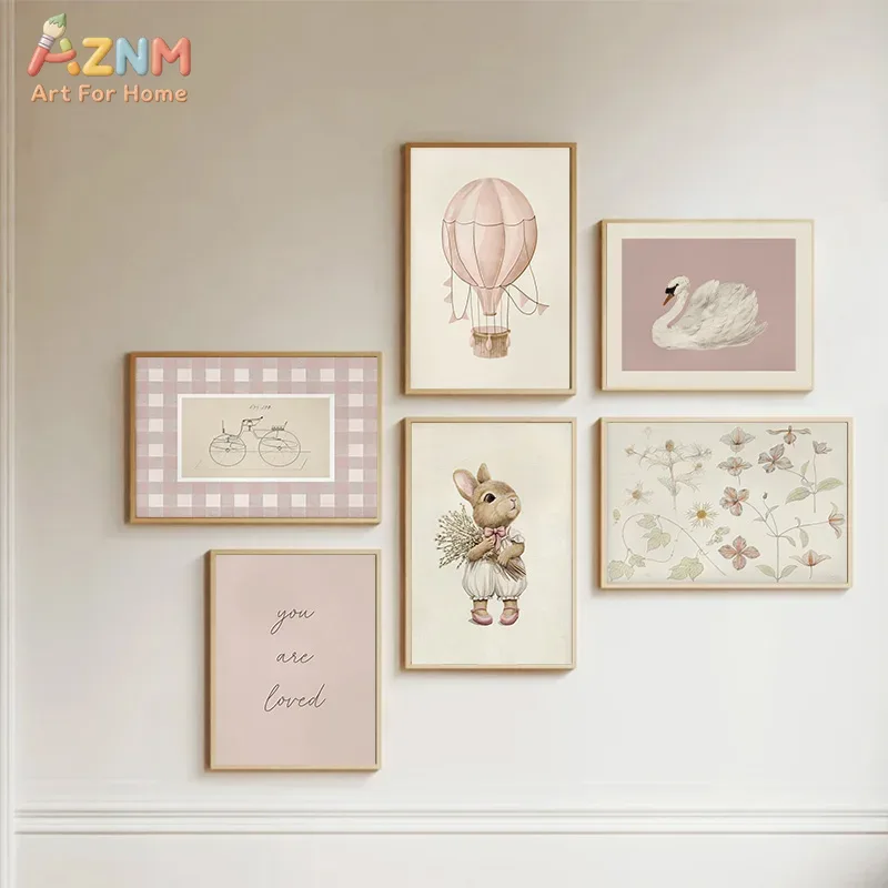 AZNM Boho Bunny Hot Air Balloo - đánh giá và giá Baby Nursery Vintage