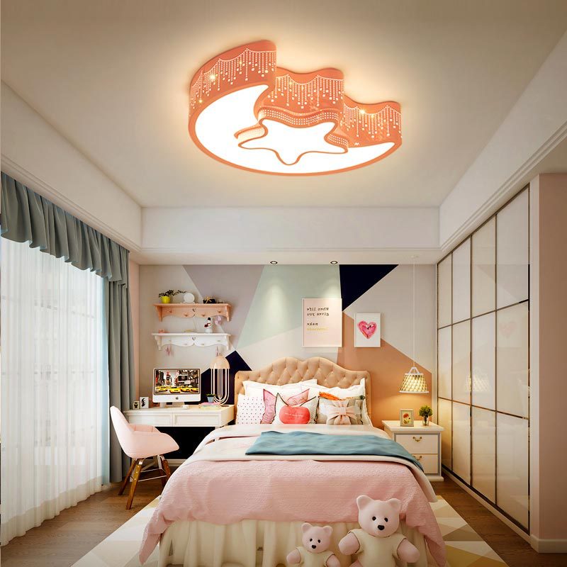 Modern Led Ceiling Lights For  - đánh giá và giá Baby Nursery Pink