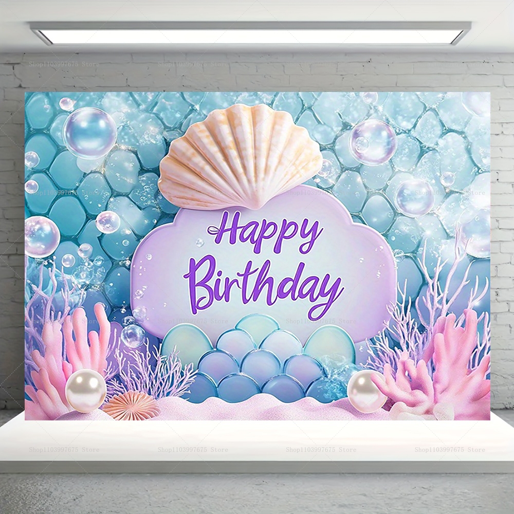 Mermaid Party Backdrops Childr - đánh giá và giá Baby Food Processor