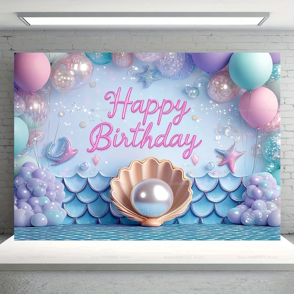 Mermaid Party Backdrops Childr - đánh giá và giá Baby Food Processor
