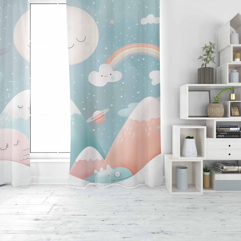 Mountain Rainbow Baby Nursery  - đánh giá và giá Baby Nursery Blackout Curtains