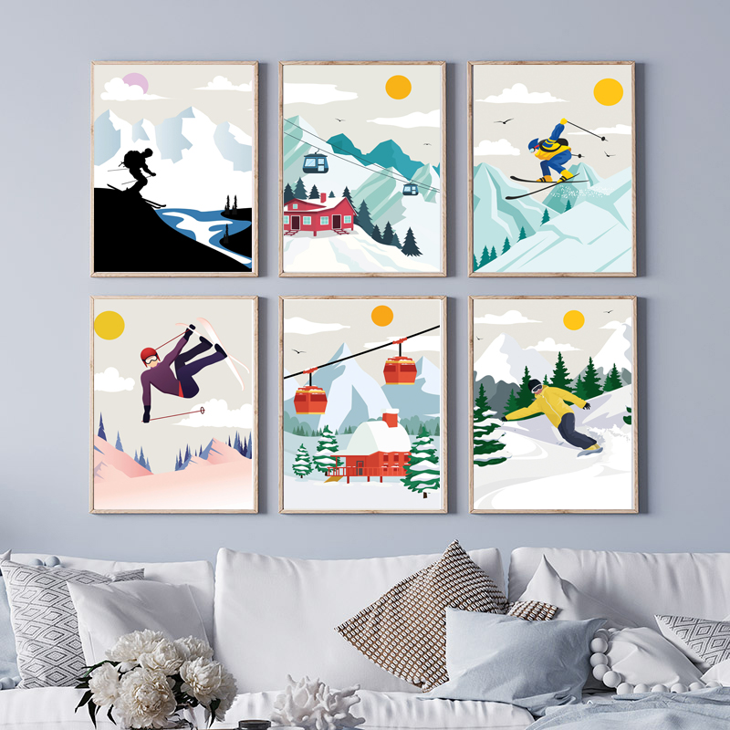 Minimalist Snow Mountain Canva - đánh giá và giá Baby Nursery Themes Girl
