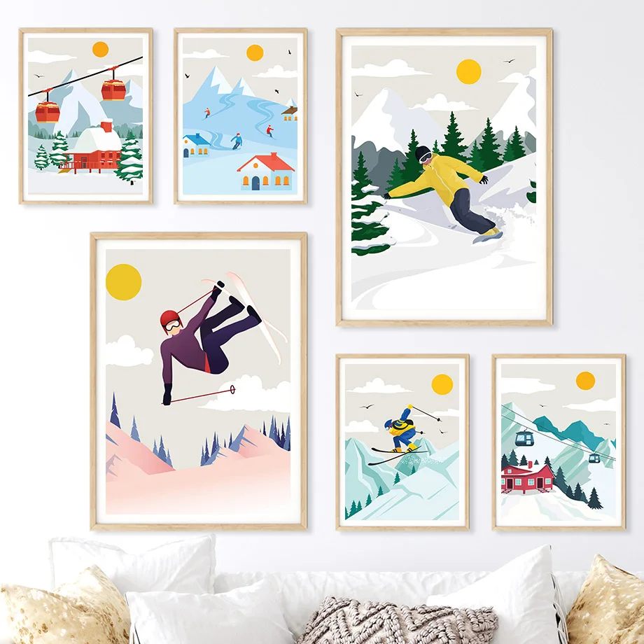 Minimalist Snow Mountain Canva - đánh giá và giá Baby Nursery Themes Girl
