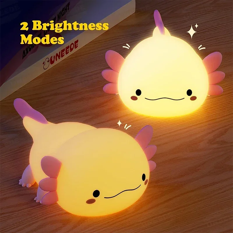 Cute Axolotl Night Light Silic - đánh giá và giá Baby Nursery Pink