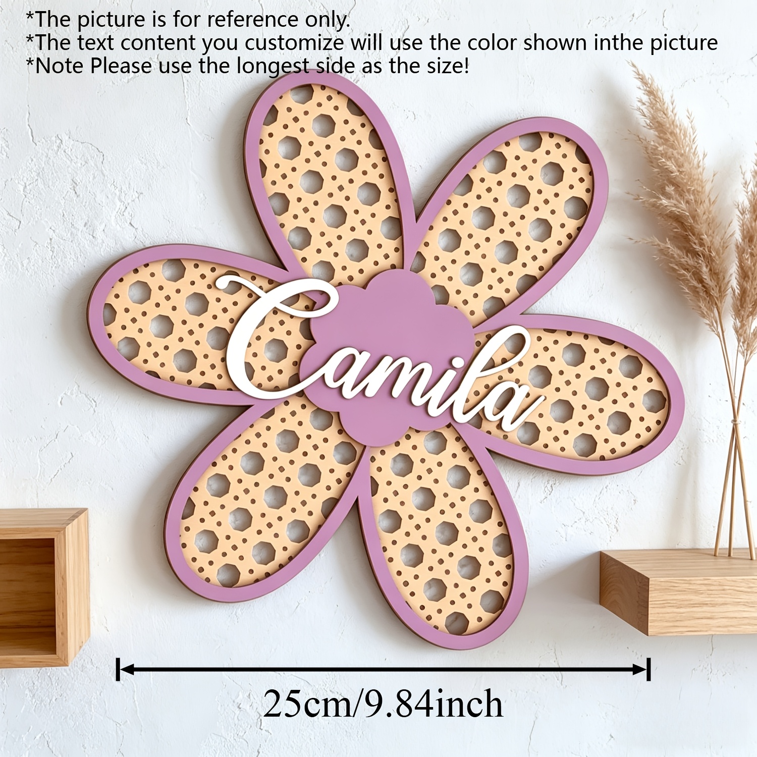 Personalized Boho Rattan Flowe - đánh giá và giá Baby Nursery Pink