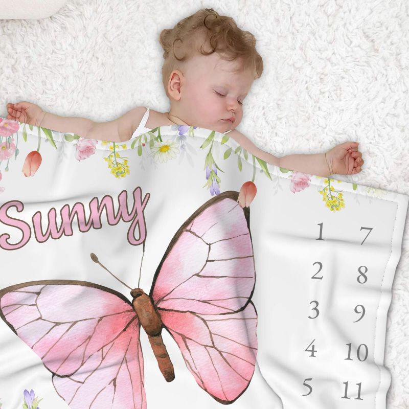 VIKAMA Watercolor Pink Butterf - đánh giá và giá Baby Nursery Pink