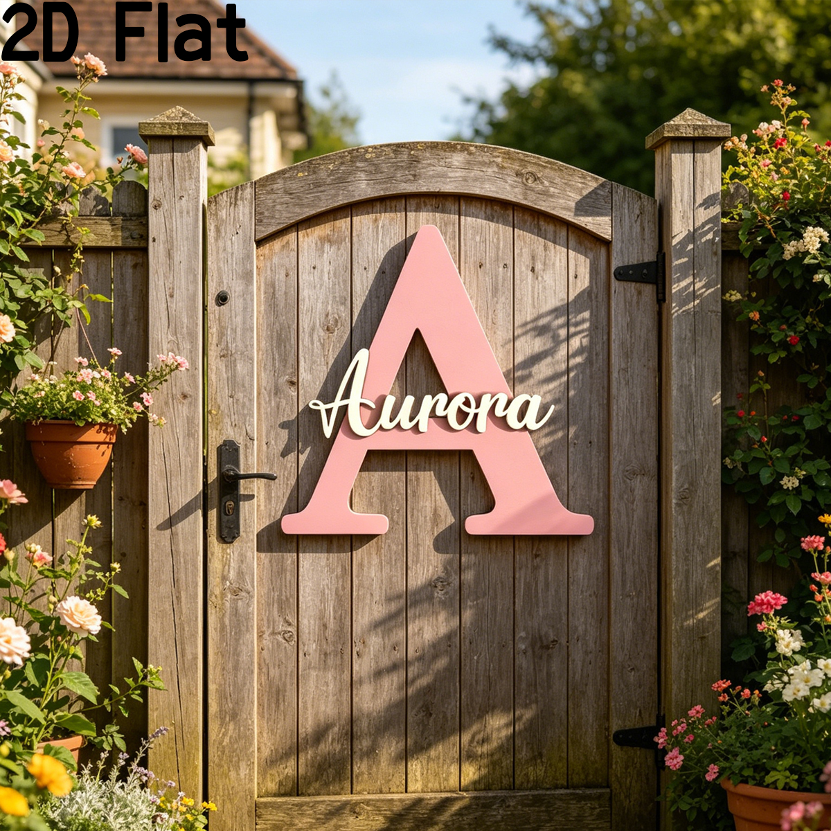 1Pc Custom Pink Alphabet A Woo - đánh giá và giá Baby Nursery Pink