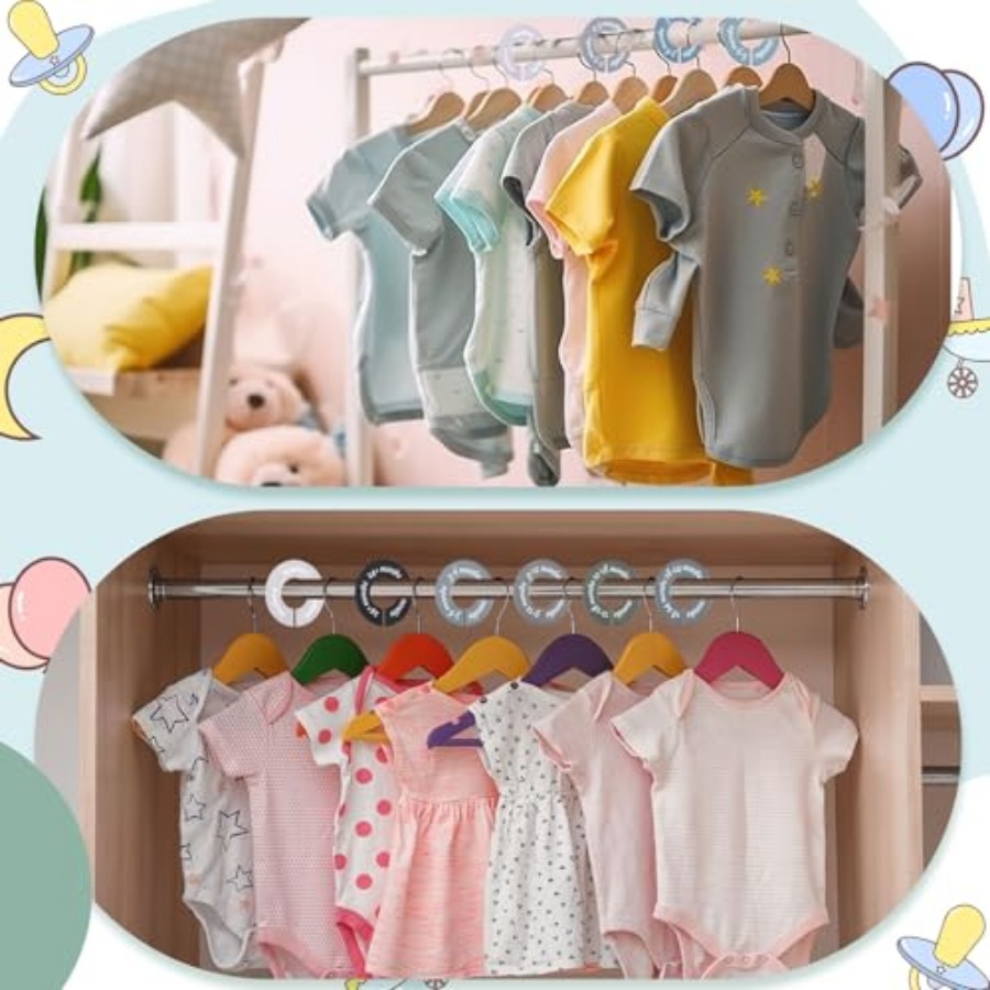8 Pcs Baby Closet Dividers, Gi - đánh giá và giá Closet Organizer Baby