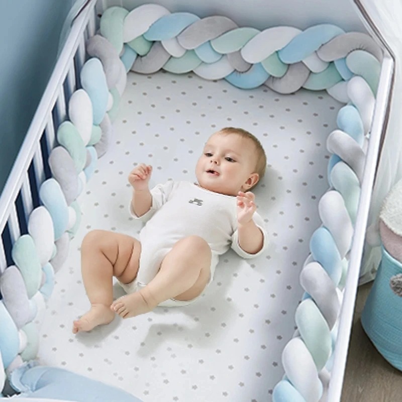 1M/2M/3.6M Baby Crib Protector - đánh giá và giá Baby Nursery Cushion