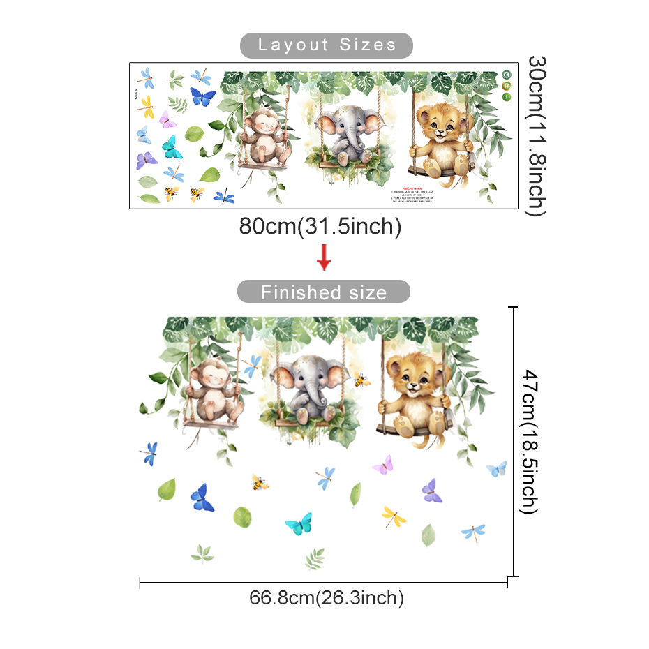 Cartoon Jungle Animals Theme W - đánh giá và giá Baby Nursery Themes Girl