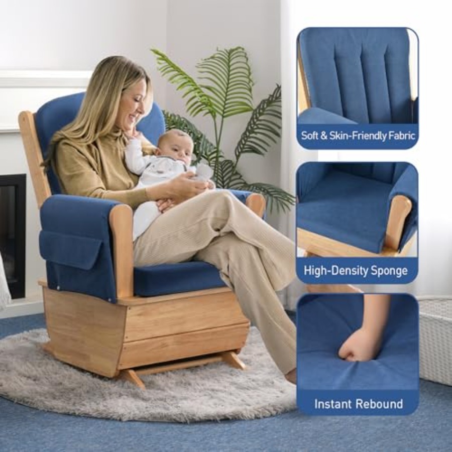SafeRocker Standard Glider Roc - đánh giá và giá Baby Nursery Glider Chair