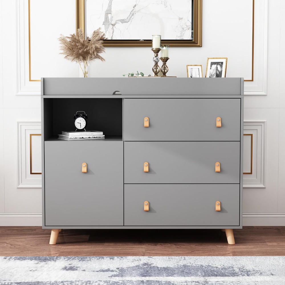 Baby Dresser Changing Table, T - đánh giá và giá Baby Nursery Chest Of Drawers