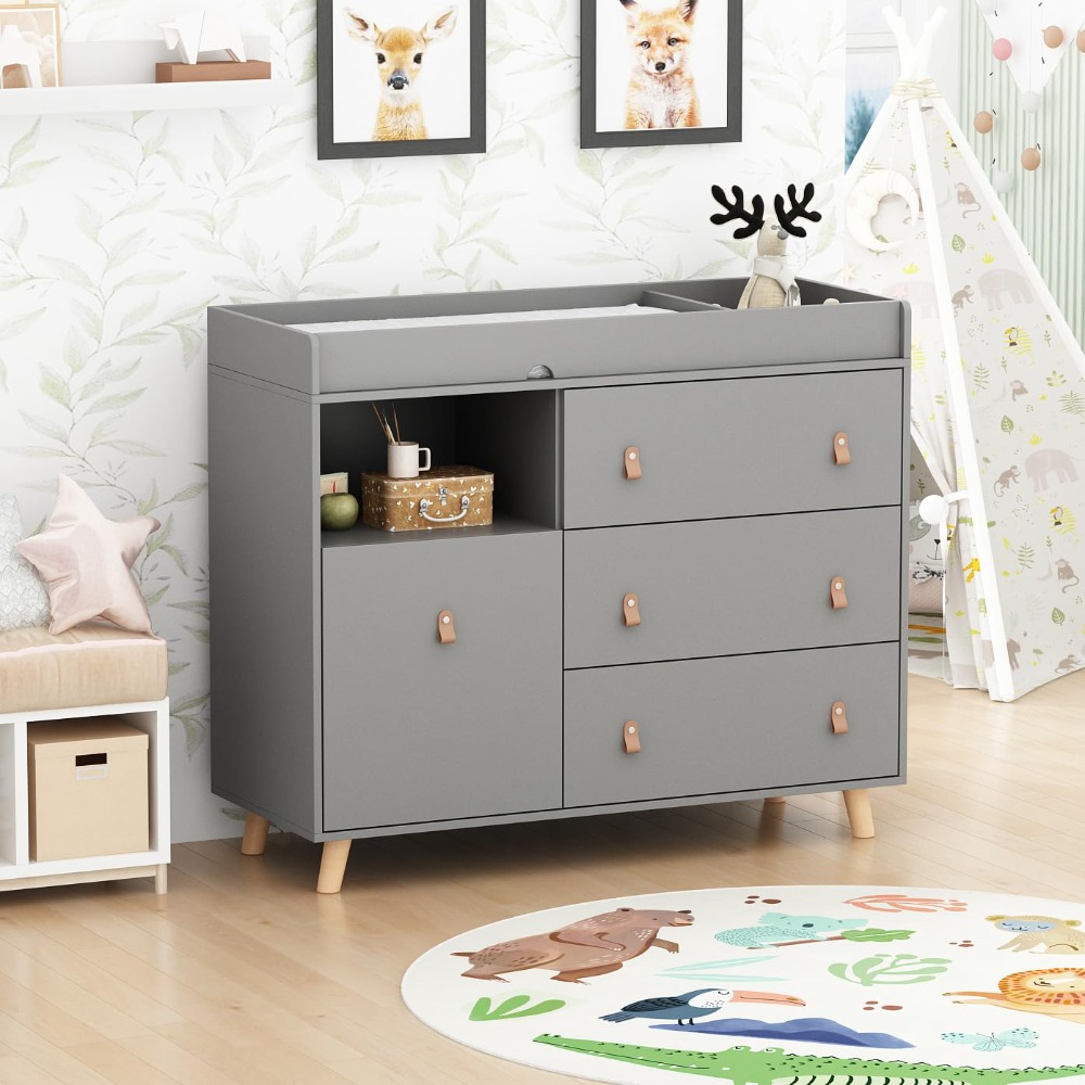 Baby Dresser Changing Table, T - đánh giá và giá Baby Nursery Chest Of Drawers