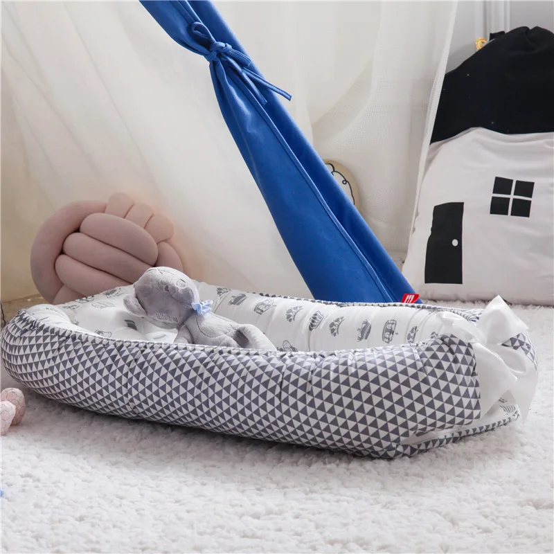 85*50cm Baby Nest Bed with Pil - đánh giá và giá Baby Nursery Cushion