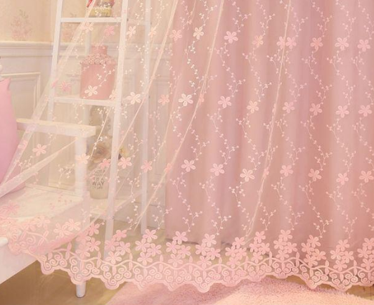 1PC Korean Pink Sheer Princess - đánh giá và giá Baby Nursery Blackout Curtains