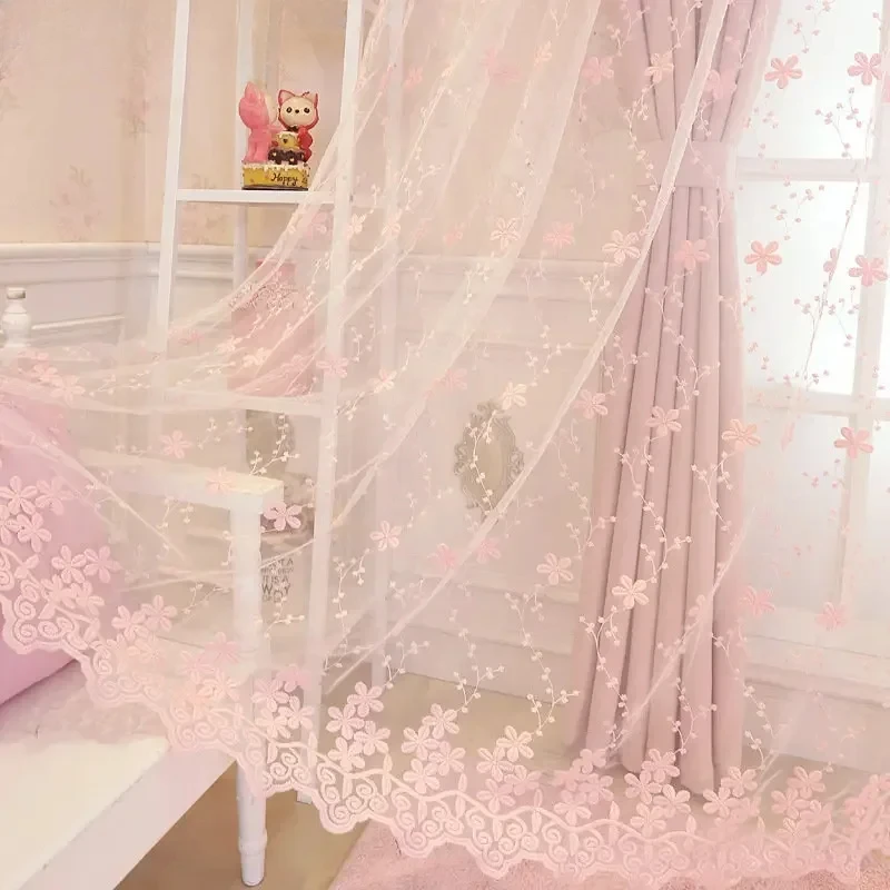 1PC Korean Pink Sheer Princess - đánh giá và giá Baby Nursery Blackout Curtains
