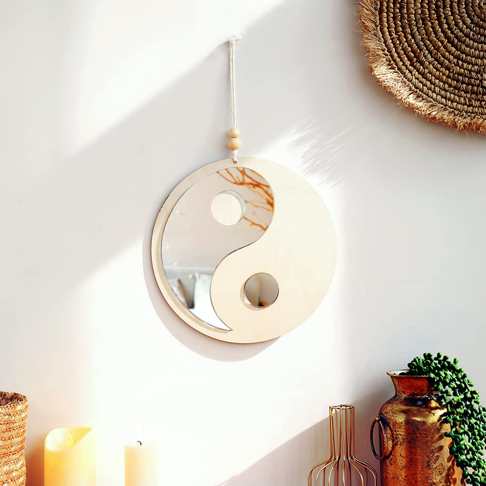 Wooden Mirror Home Decor Boho  - đánh giá và giá Baby Nursery Mirror