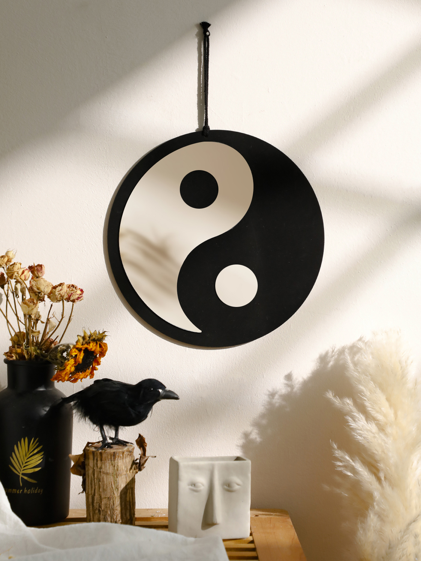 Wooden Mirror Home Decor Boho  - đánh giá và giá Baby Nursery Mirror