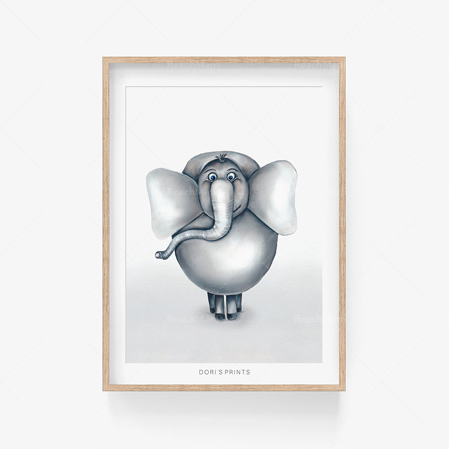 Baby lazy print, safari animal - đánh giá và giá Baby Nursery Mirror
