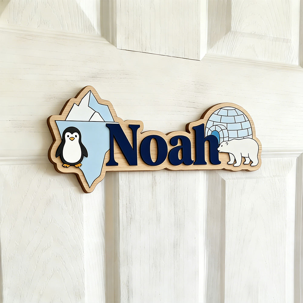 Arctic Penguin & Polar Bear Cu - đánh giá và giá Baby Nursery Decor Boy