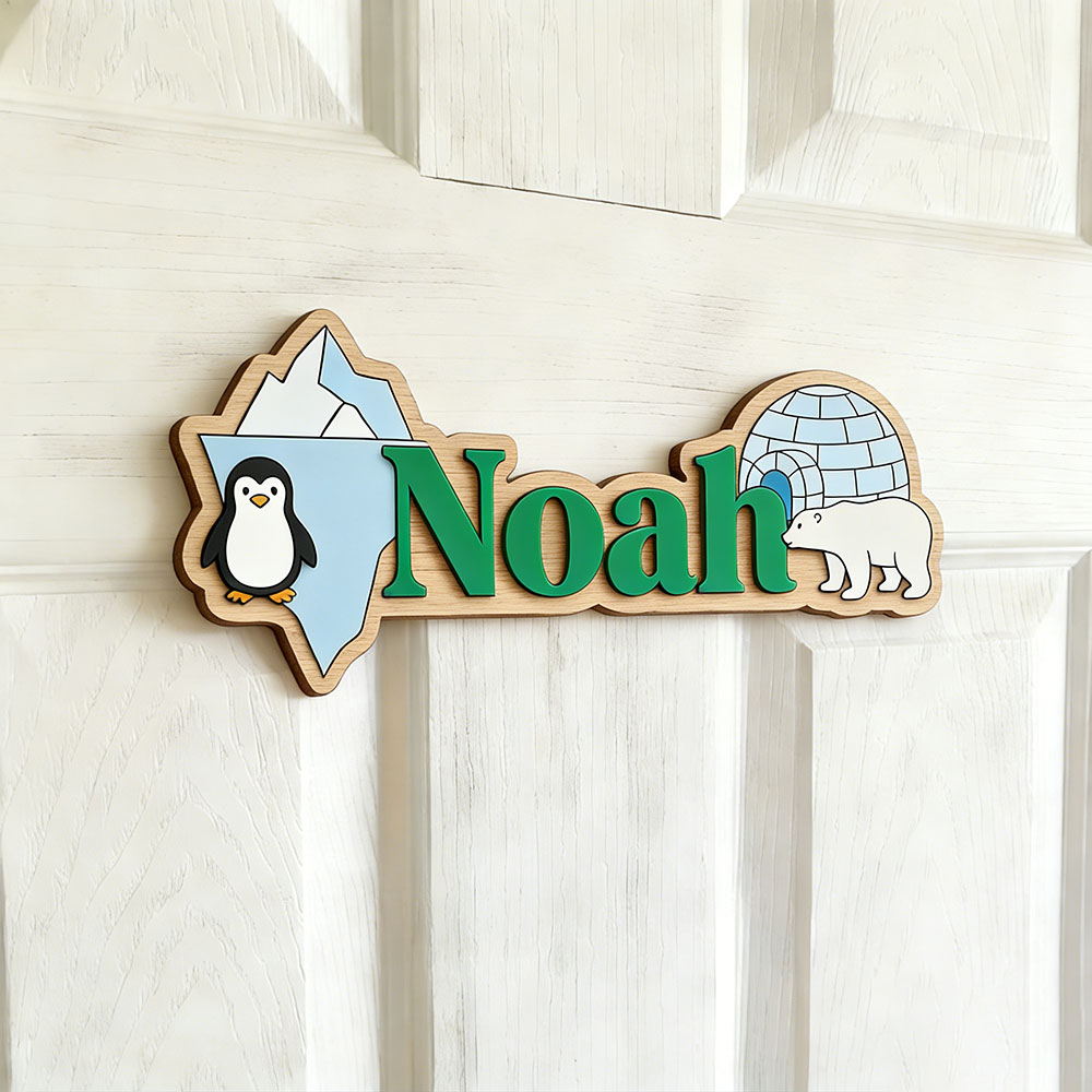 Arctic Penguin & Polar Bear Cu - đánh giá và giá Baby Nursery Decor Boy