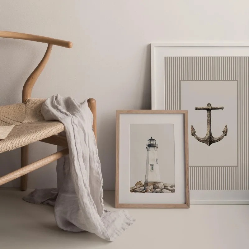 Neutral Nautical Nursery Art V - đánh giá và giá Baby Nursery Vintage