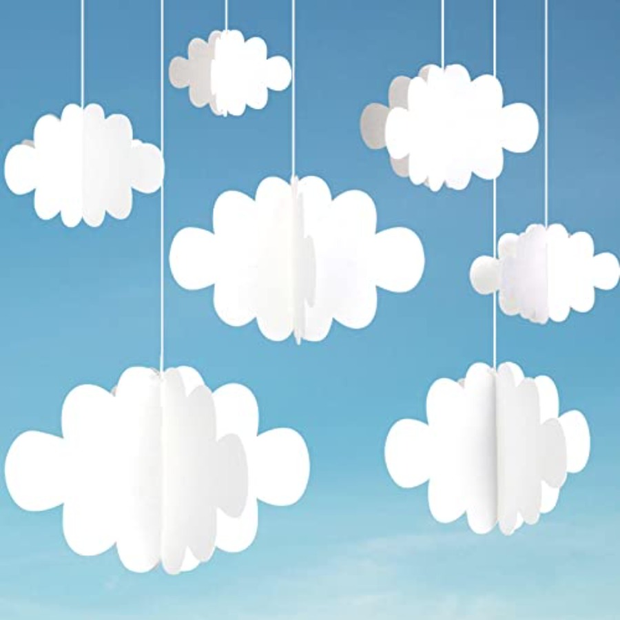10 PCS 3D Cloud Decorations -  - đánh giá và giá Baby Nursery Ornaments