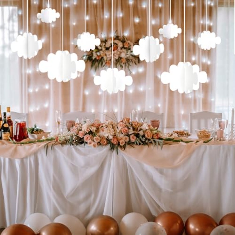 10 PCS 3D Cloud Decorations -  - đánh giá và giá Baby Nursery Ornaments