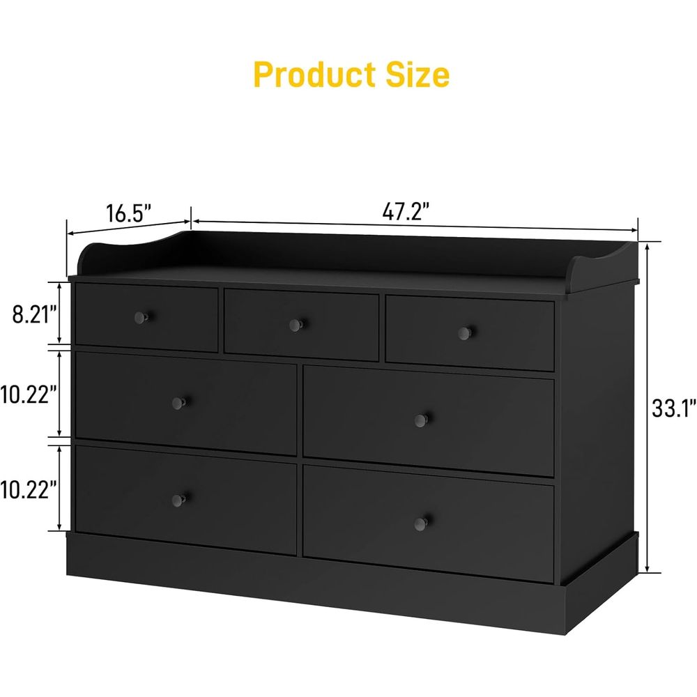 Children's 7-Drawer Dresser, C - đánh giá và giá Baby Nursery Chest Of Drawers