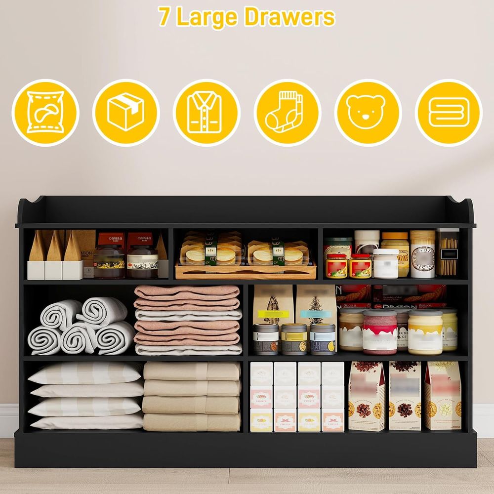 Children's 7-Drawer Dresser, C - đánh giá và giá Baby Nursery Chest Of Drawers