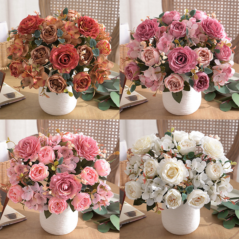 1pcs Vintage Peony Artificial  - đánh giá và giá Baby Nursery Vintage