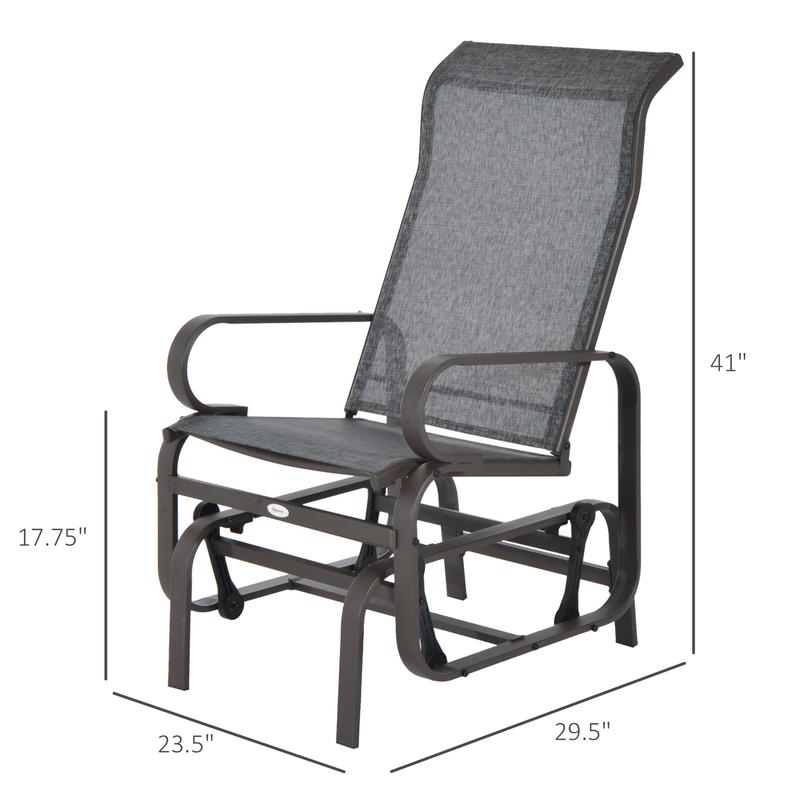 Single Glider Rocking Chair, C - đánh giá và giá Baby Nursery Glider Chair