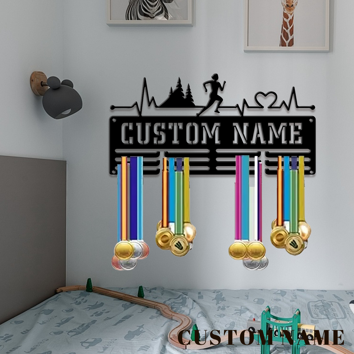 custom Marathon Sports Metal m - đánh giá và giá Baby Nursery Ornaments