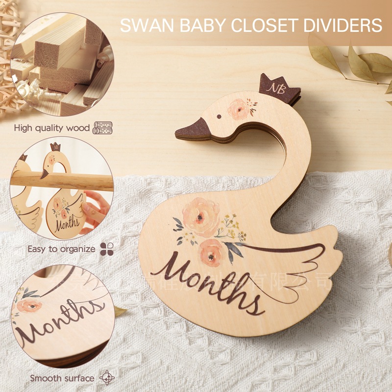 Wooden Baby Clothes Dividers W - đánh giá và giá Closet Organizer Baby