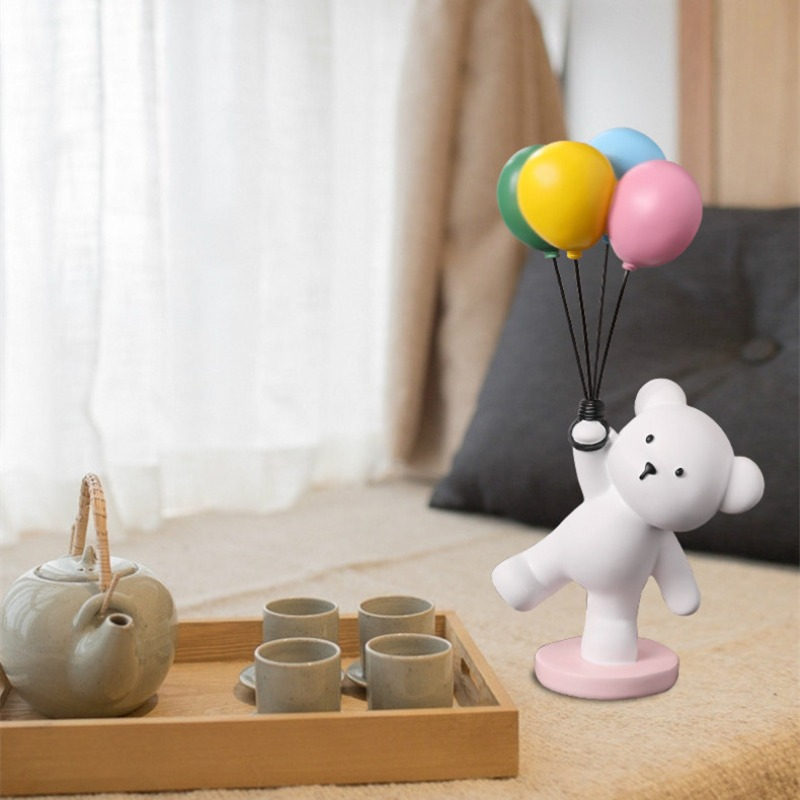 Nordic Balloon Flying Bear Rab - đánh giá và giá Baby Nursery Decor Boy