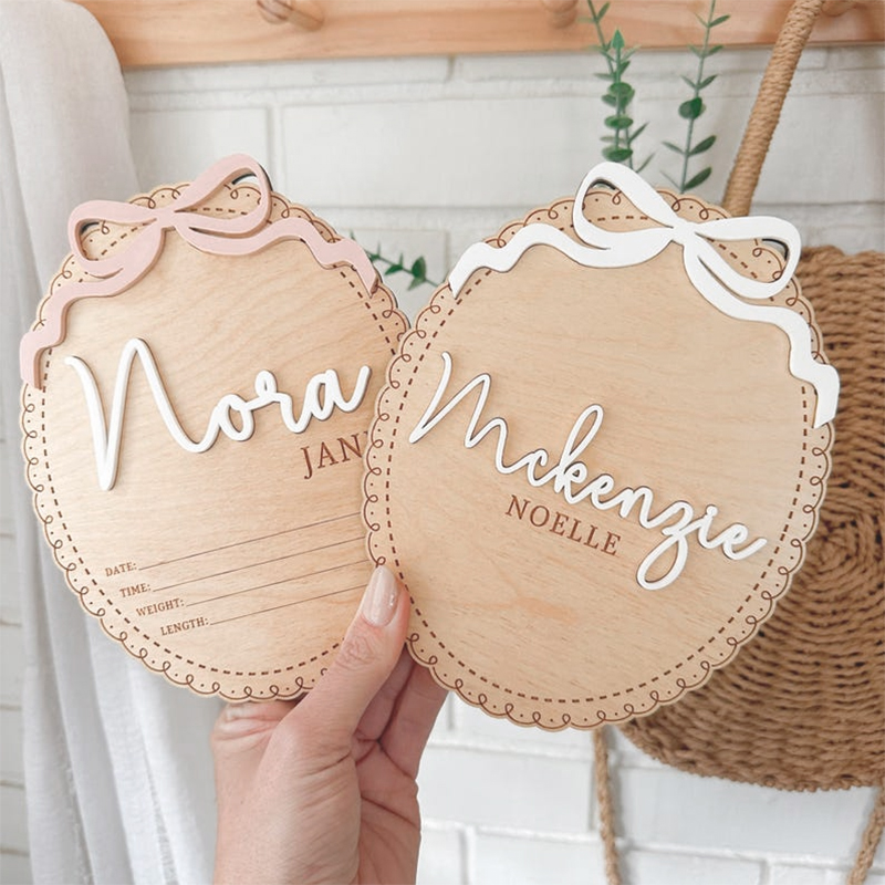 Custom Wooden Baby Name Sign B - đánh giá và giá Baby Nursery Pink
