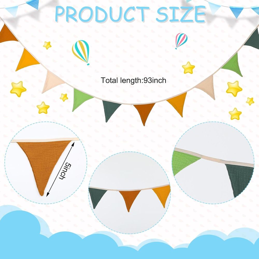 7.75ft Vintage-Colored Pennant - đánh giá và giá Baby Nursery Vintage