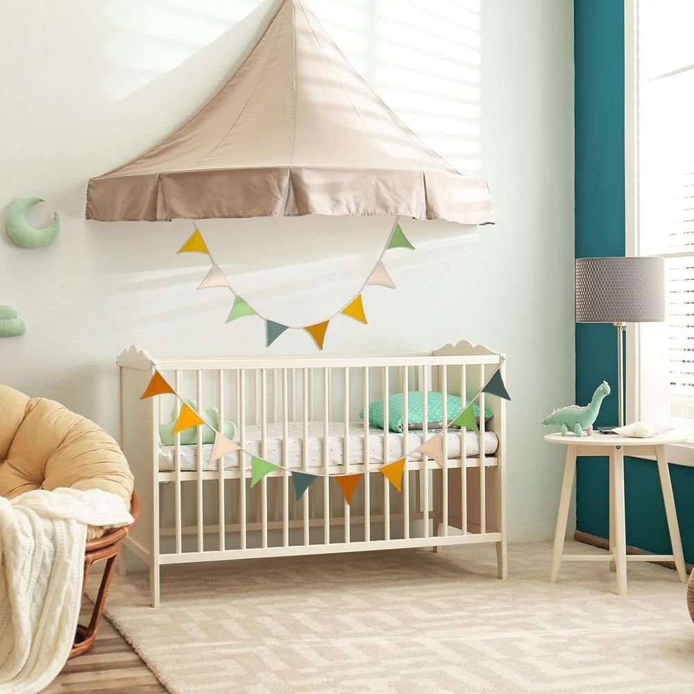 7.75ft Vintage-Colored Pennant - đánh giá và giá Baby Nursery Vintage
