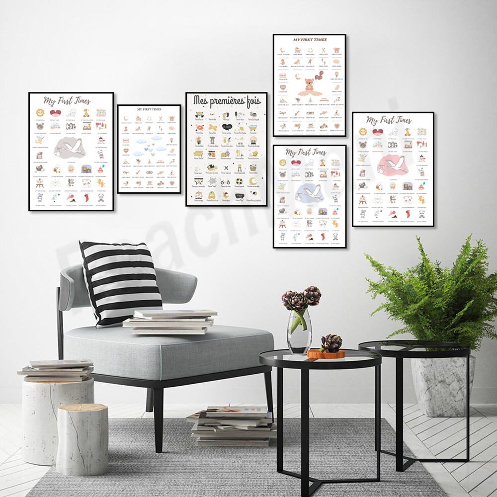 First time baby posters, poste - đánh giá và giá Baby Nursery Mirror