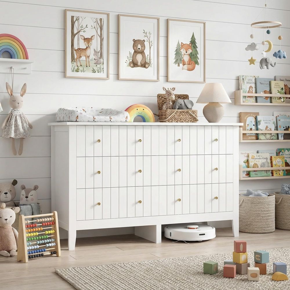 White Dresser, Chest of Drawer - đánh giá và giá Baby Nursery Chest Of Drawers
