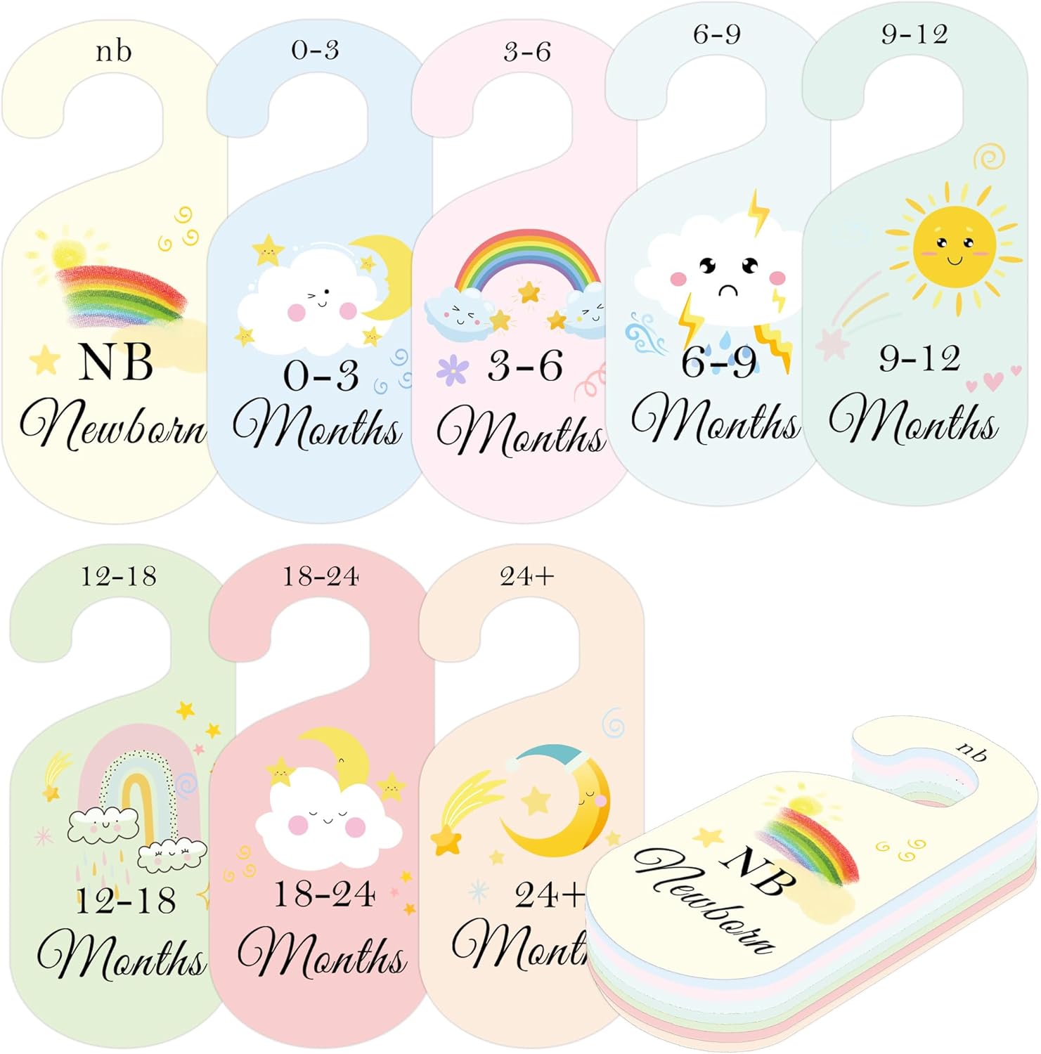 8 Pack Baby Closet Dividers Wa - đánh giá và giá Closet Organizer Baby