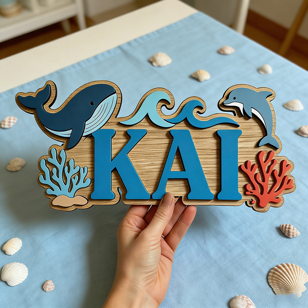 Custom Ocean Whale Dolphin Nam - đánh giá và giá Baby Nursery Ocean Theme